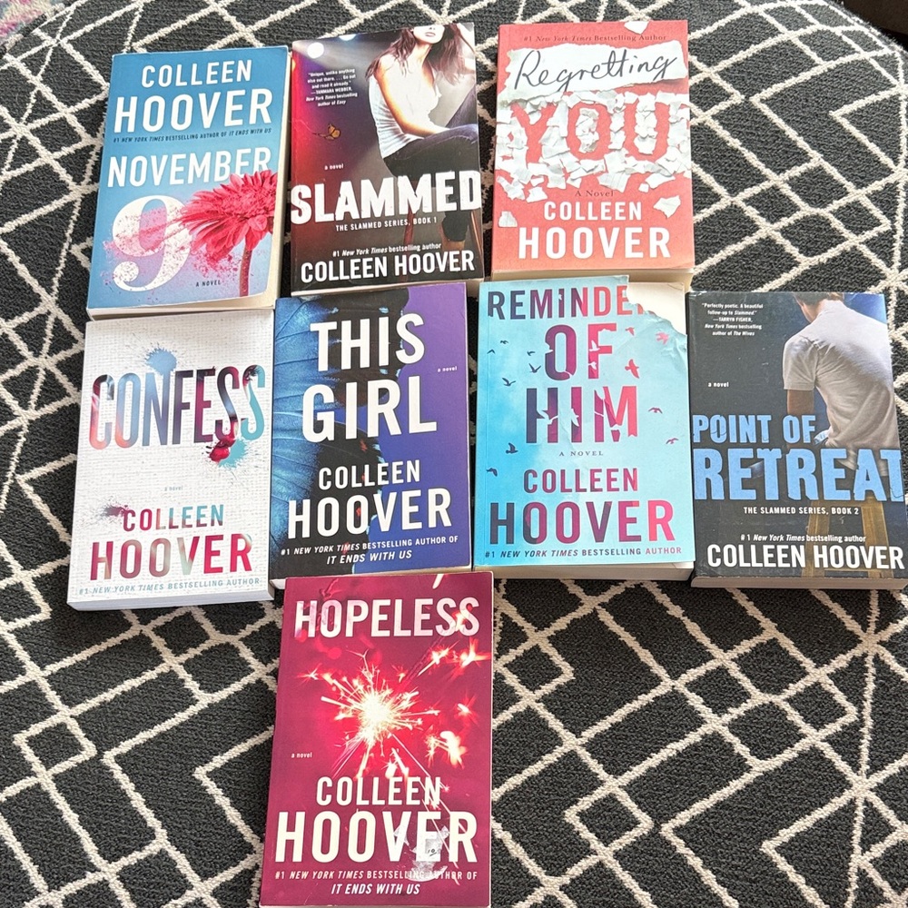 Collection of Colleen Hoover Books